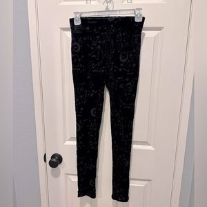 Killstar burned velvet zodiac leggings